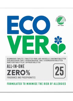 ecover Zero All In One Dishwasher 25-Tablets 500 G  - Image 1