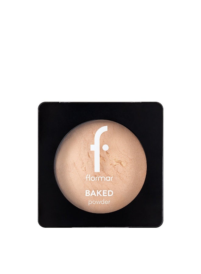 flormar NP Baked Powder - 021 Beige With Gold - Image 2