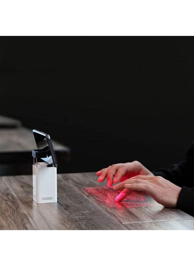 erorex - Keyboard Projector Bluetooth Wireless Projection Virtual Keyboard Portable Full Size Keypad Bluetooth Virtual Keyboard Computer Accessories Projection Keyboard For Iphone Holographic Keybo - Image 1