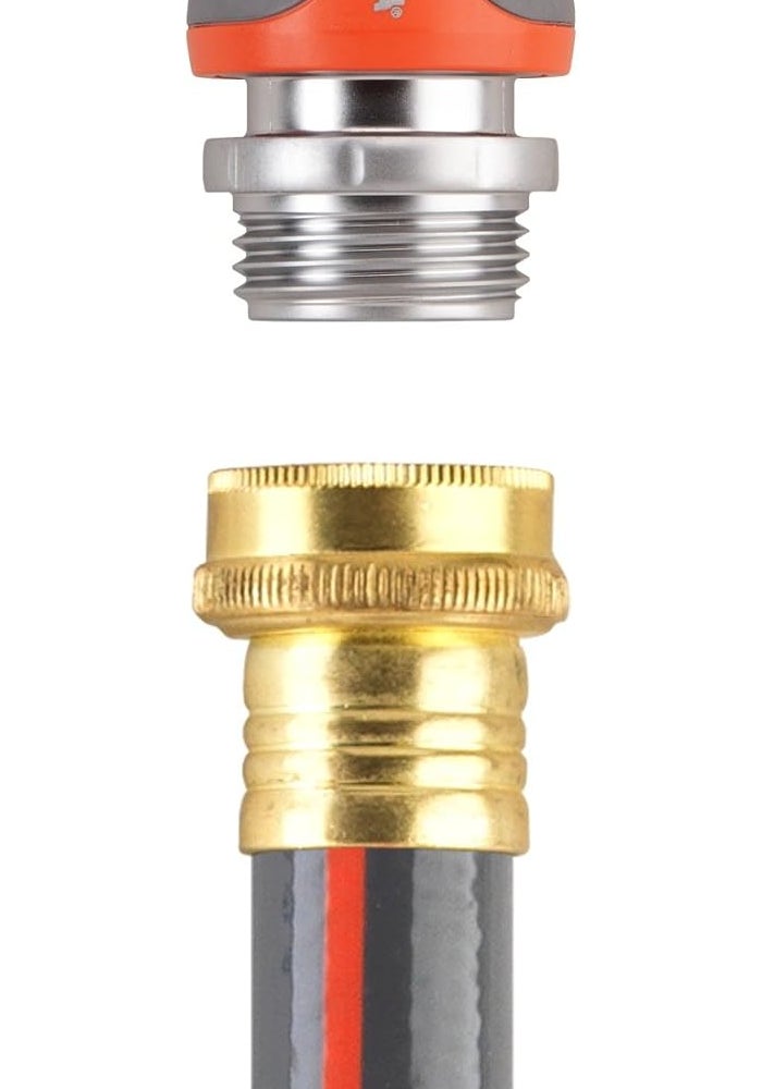 Gardena 39017 Premium Metal Female Garden Hose Connector - Orange - Image 2