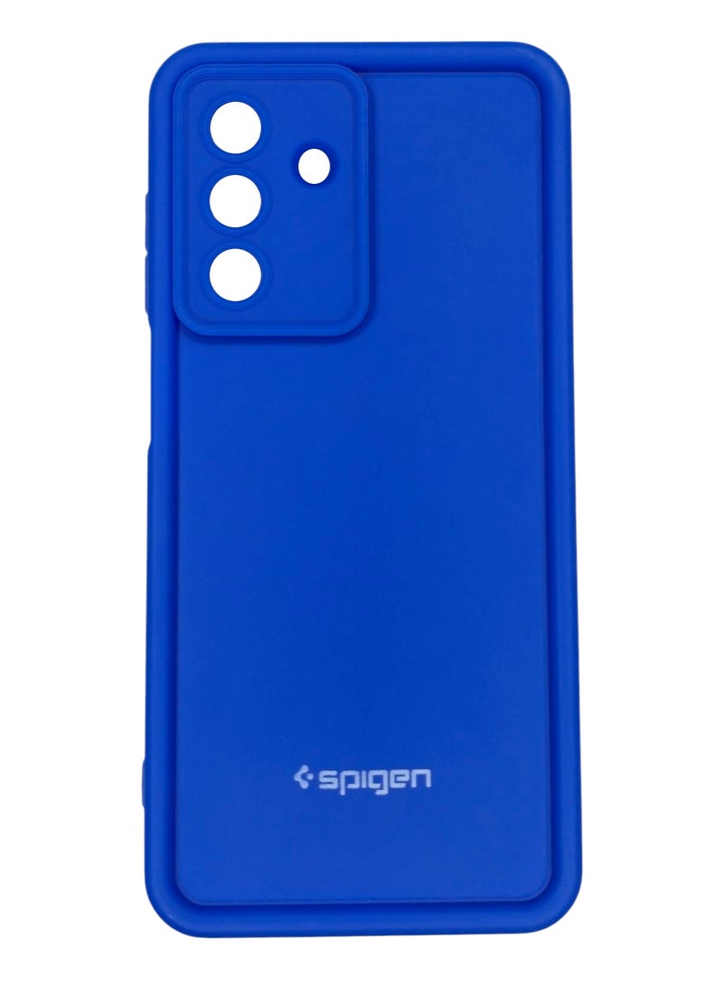 جراب سيليكون و حامي للكاميرا لهاتف سامسونج جالاكسي A17 - أزرق