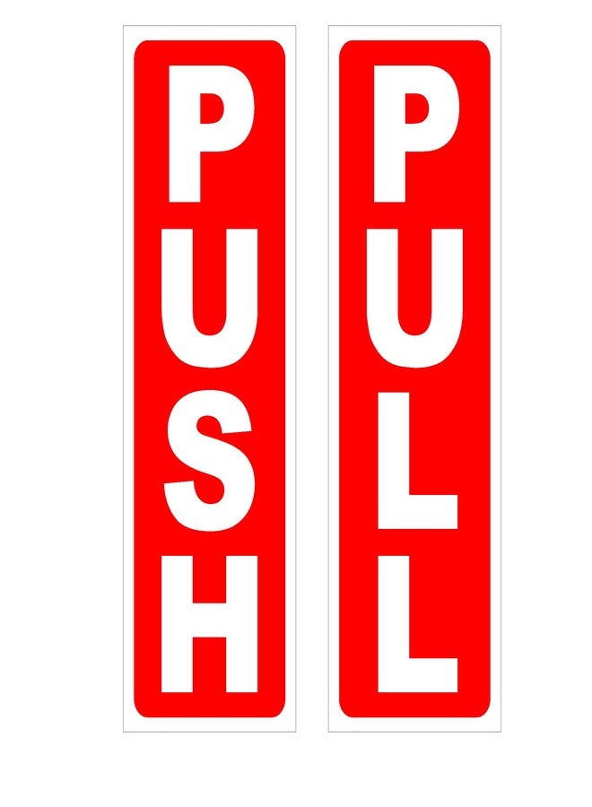 KARTMEN Sign Board Red Push Pull Door - Image 1