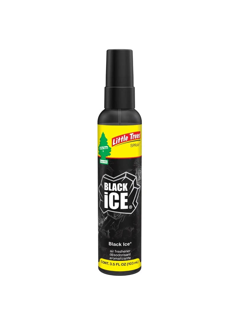 Little Trees Spray Black Ice (17.5 x 3.5 x 3.5 cm, 103 ml)