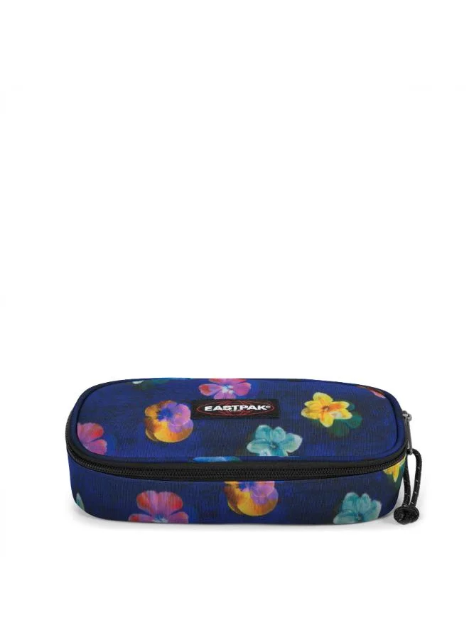 ايستباك Oval Single Flowerblur Navy Hard Pencil Case - EK0007172O41