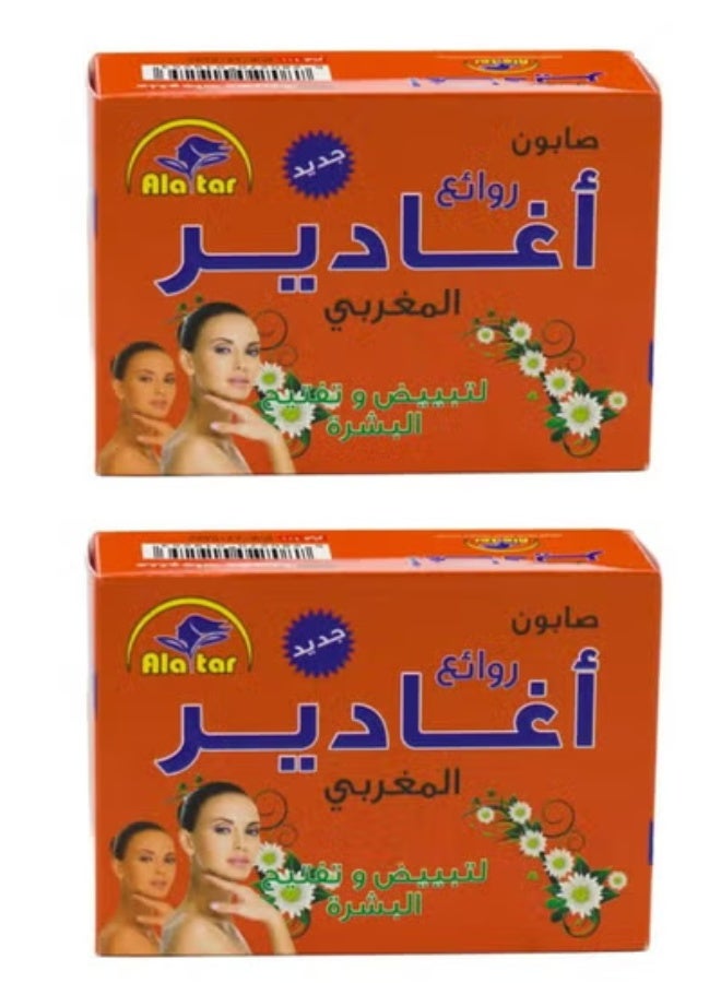Ala tar Agadir Moroccan Soap 100 g 2 Pcs - Image 1