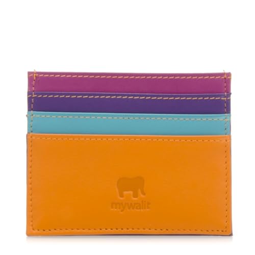 mywalit Double-Sided Leather Credit Card Holder | 6 Card Slots & ID Window | Copacabana | Stylish & Compact Accessory for Men & Women | Perfect for Everyday Use - Image 1