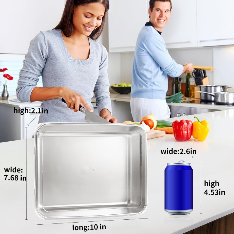 GIUOIDUO Stainless Steel Lunch Box 6-Pack,Stackable Snack Storage Boxes, Lid Food Container, Reusable Food Storage Container for Travel and Work, Dishwasher Safe, Freezer Safe - Image 2