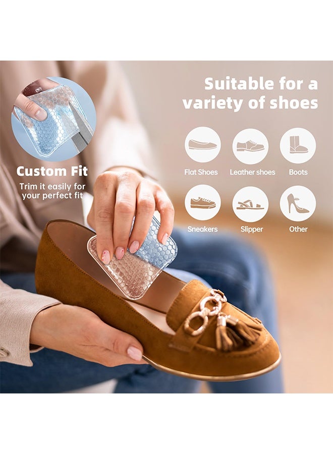 4PCS Arch Support Inserts Women for Flat Feet, Gel Arch Inserts for Plantar Fasciitis Relief, Non-Slip Arch Support Pads, Two-Option of Different Heights - Image 5