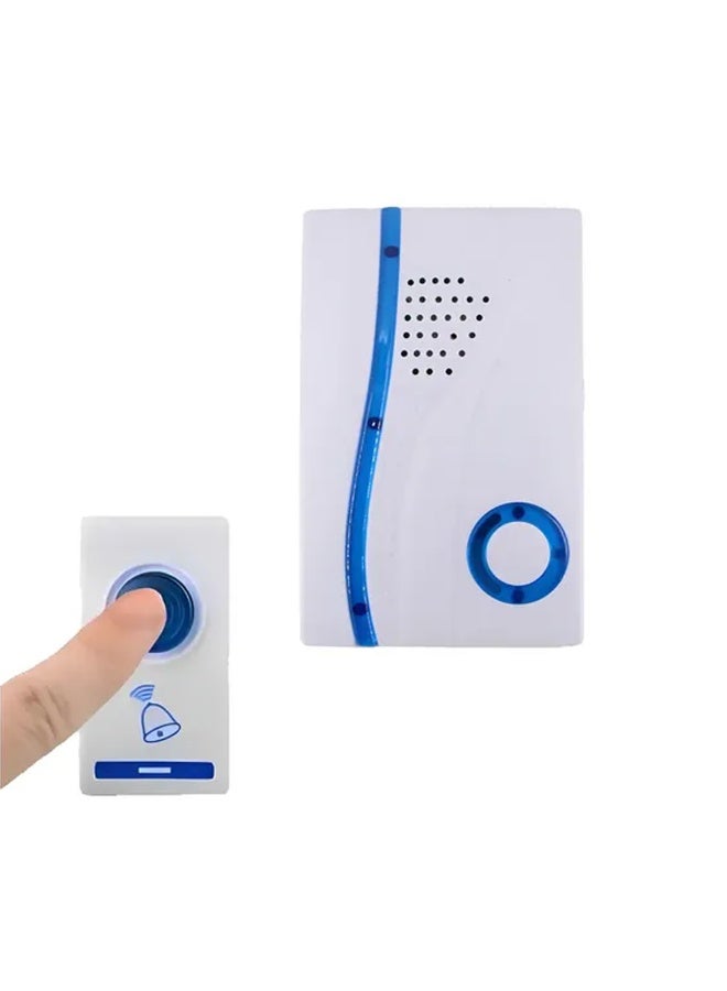 Hedge Remote Control Door Bell with Receiver & Transmitter With 32 Melodies 100m Range Easy Installation White - Image 4