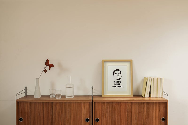 Time Roaming The Office Merchandise Motivational Photo Frame Inspirational Wall Art for The Office Decor The Office Quote Poster for Coworker  Friend or The Office TV Show Fans  Michael Scott Pet Phrase ( 8.8  X - Image 2