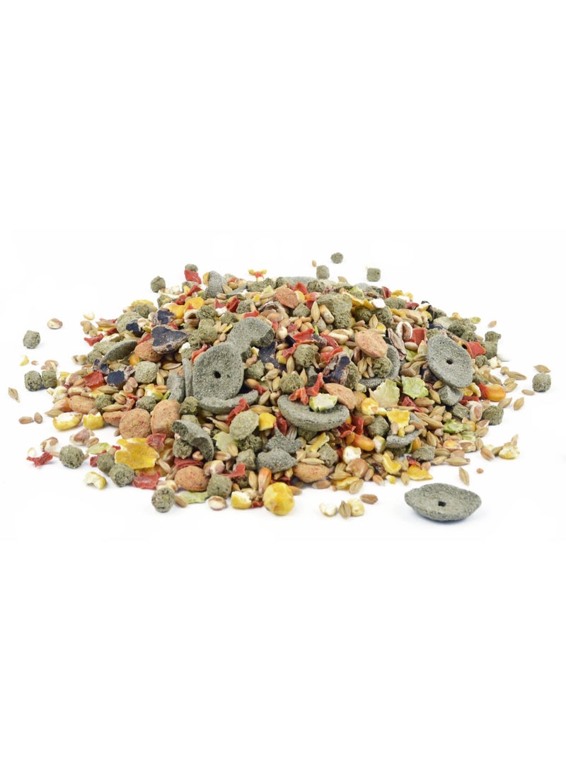 غريزو أرنب جريزو كامل - بدون حبيبات أبطال مقرمشة-علف كامل 15 كجم للأرانب القزمة والقوارض-مزيج غني بالألياف مع الخضار والبذور والفيتامينات - صنع في بلجيكا - Image 3