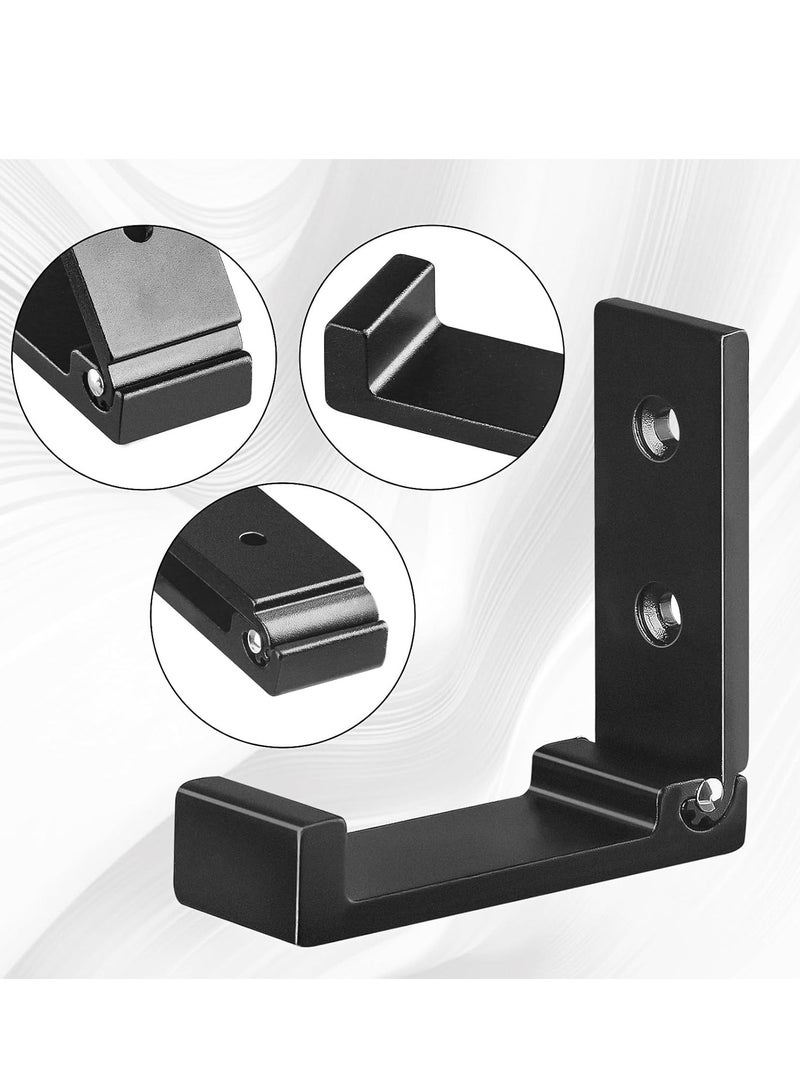 Folding Wall Hooks - 5-Pack Heavy-Duty Hooks for Coats, Towels, Closet, and Headphones - Image 3
