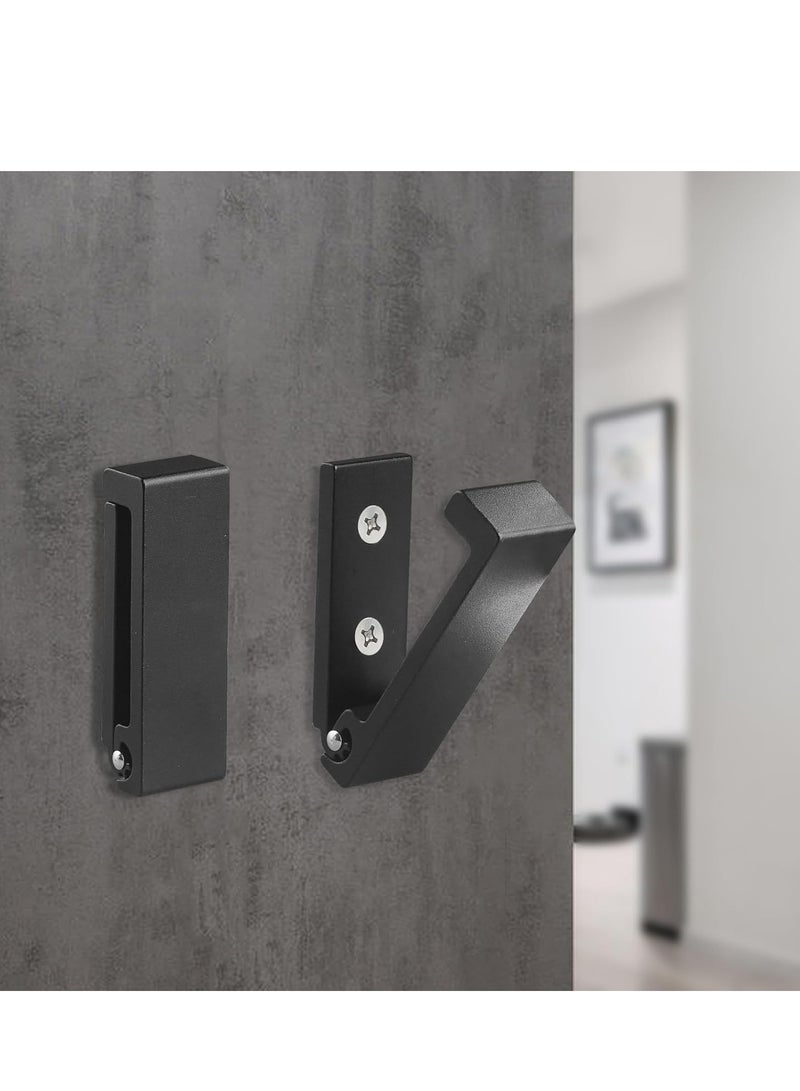 Folding Wall Hooks - 5-Pack Heavy-Duty Hooks for Coats, Towels, Closet, and Headphones - Image 4