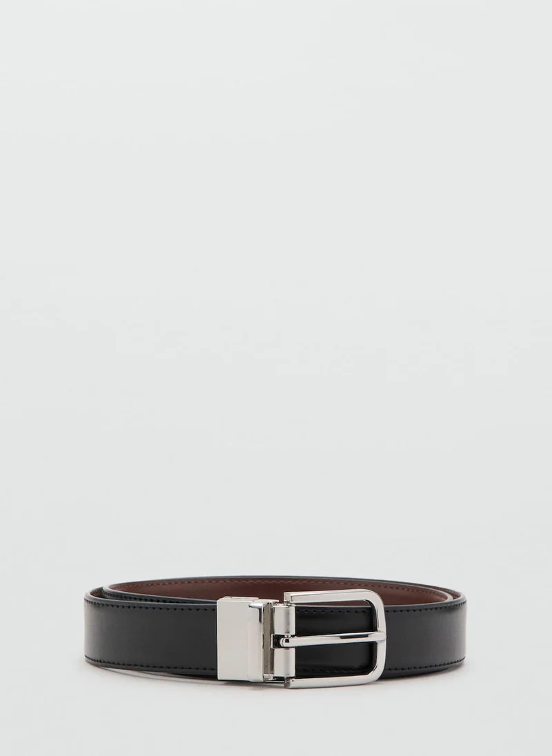 Mango Man Reversible Suit Leather Belt
