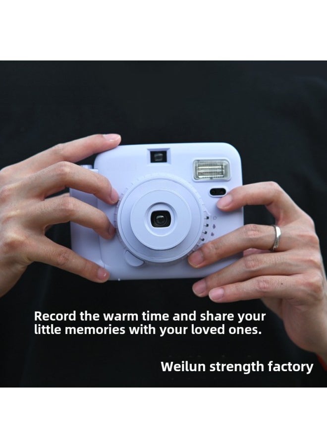 Generic Portable High-value Home-made Porter Camera With Exquisite Gift Box Cute Student-value Photo Paper Real Machine-Body Color:Color Palette + Crystal Shell Photo Album Back Rope + 10-phase Paper Package One  - Image 4