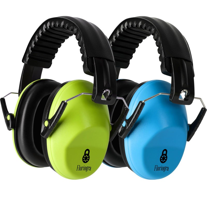 Floriogra 2 Pack Noise Canceling Headphones for Kids Kids Ear Protection Earmuffs for Autism Toddler Children Noise Cancelling Sound Proof EarmuffsHeadphones for Concerts Air Shows Fireworks