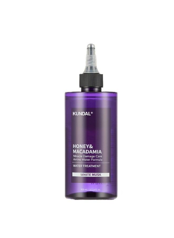 KUNDAL Honey & Macadamia Miracle Damage Care Water Treatment White Musk 300 mL - Image 1