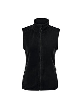 Tchibo Women Plain Fleece Vest, Black  - Image 2