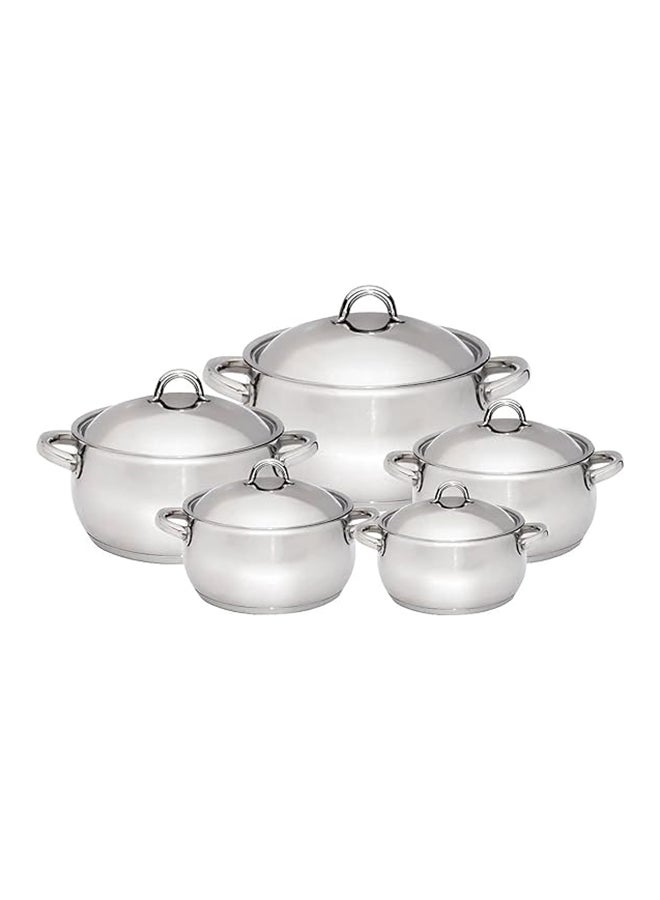 Younesteel Younesteel Premium Design Stainless Steel Picasso Pot Set 10 Pieces  - Image 1