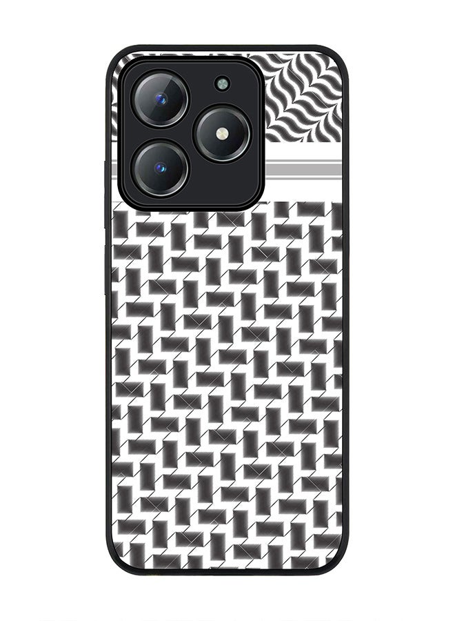 Stylizedd For Realme C63 / Realme C61 4G Case,Slim fit Camera Protection, Shockproof Thin Phone cover  - Shemag (Black) - Image 1