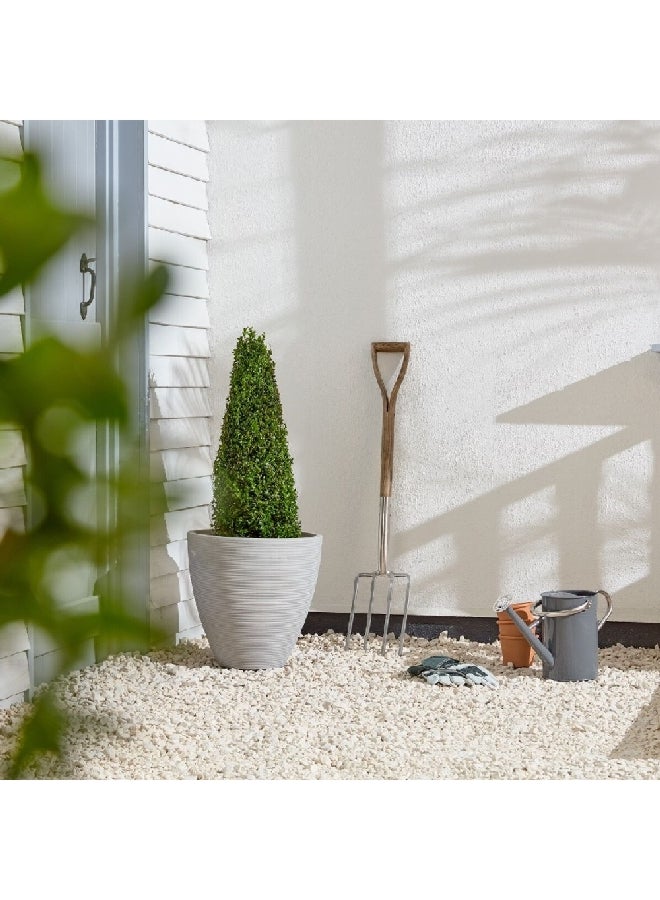 ستراتا أصيص زرع مغربي أنيق مقاوم للعوامل الجوية، حجر 40×40×40 سم GN583-STN - Image 2