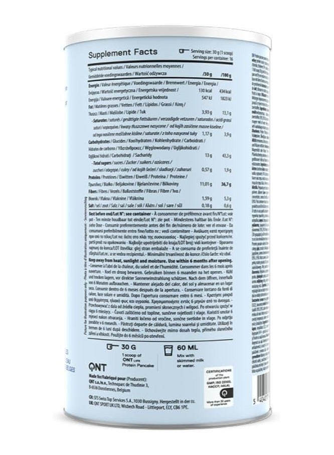 QNT Life, Protein Pancake Low Sugar, Apple Cinnamon, 16 Servings, 500g - Image 2