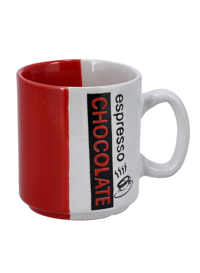 Royalford Ceramic Mug White/Blue/Red/Black - Assorted - Image 2