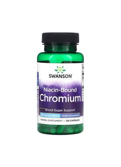 Niacin-Bound Chromium, 200 mcg, 120 Capsules
