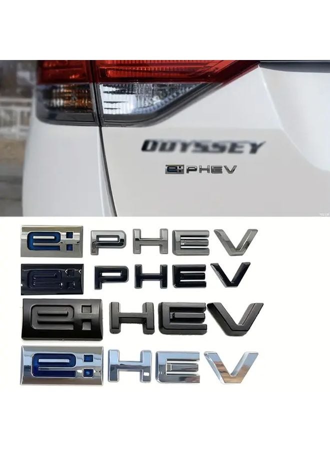 ملصق سيارة كروم ABS زخرفة شعار لهوندا CR-V سيفيك أكورد أوديسي 1 قطعة PHV فضي - Image 1