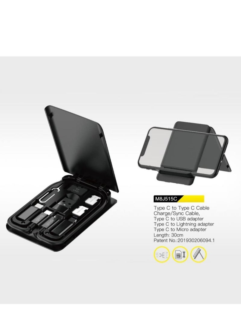 budi - Budi Multi Functional Box/Type-C to Type-C Cable Charge Sync Cable/Type-C to USB/Type-C to Lightning/Type-C to Micro/Compatible with iPhone 14Pro/14ProMax/ S22,S21+,Note20,Huawei P30 etc. - Image 1