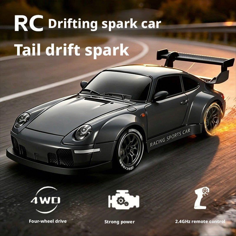 سيارة تحكم عن بعد RC 1:24، سباق دريفت 4WD مع تأثير النار - Image 1