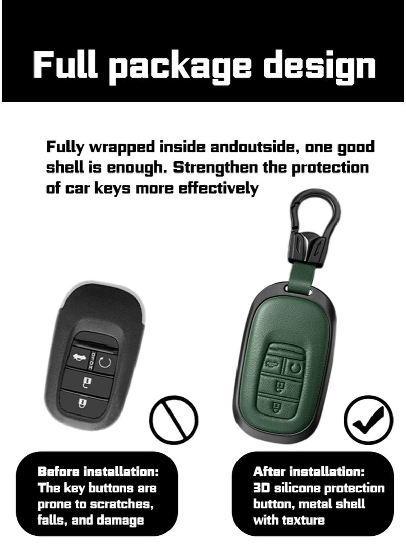 Key protector, suitable for Honda 4-key key protector, perfectly wraps car keys, high-end, wear-resistant. - Image 3