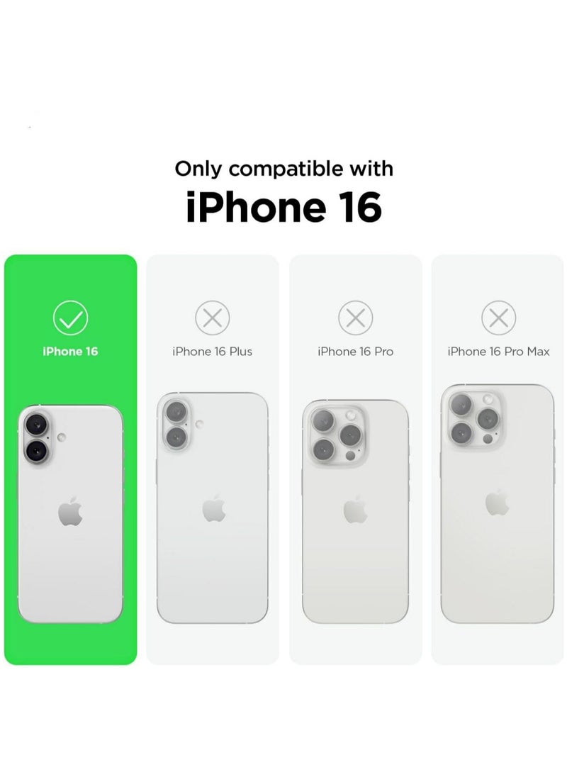 Generic - Silicone Case Compatible with iPhone 16, Slim Liquid Silicone Phone Case with 3-Layer Soft Rubber Shockproof Bumper with TPU Lining (Navy Blue) - Image 1