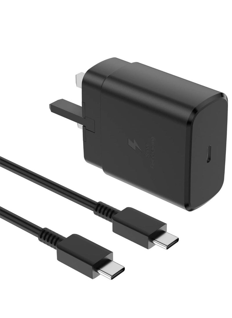 ELTRAZONE Samsung 45w Fast Charger Type C Samsung Super Fast Charger 45W with 5FT USB-C Cable, Android Charger for Samsung Galaxy S23 Ultra/S23/S23+/S22/S22 Ultra/S22 - Image 1
