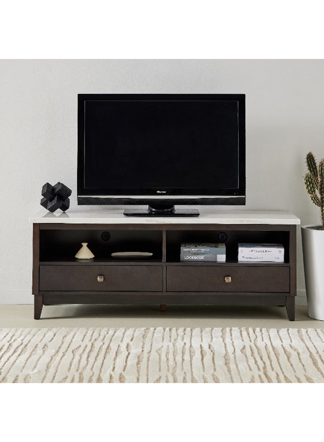 Home Box Orlando Marble Top TV Unit for TVs up-to 65 inches 45 x 60 x 160 cm - Image 2