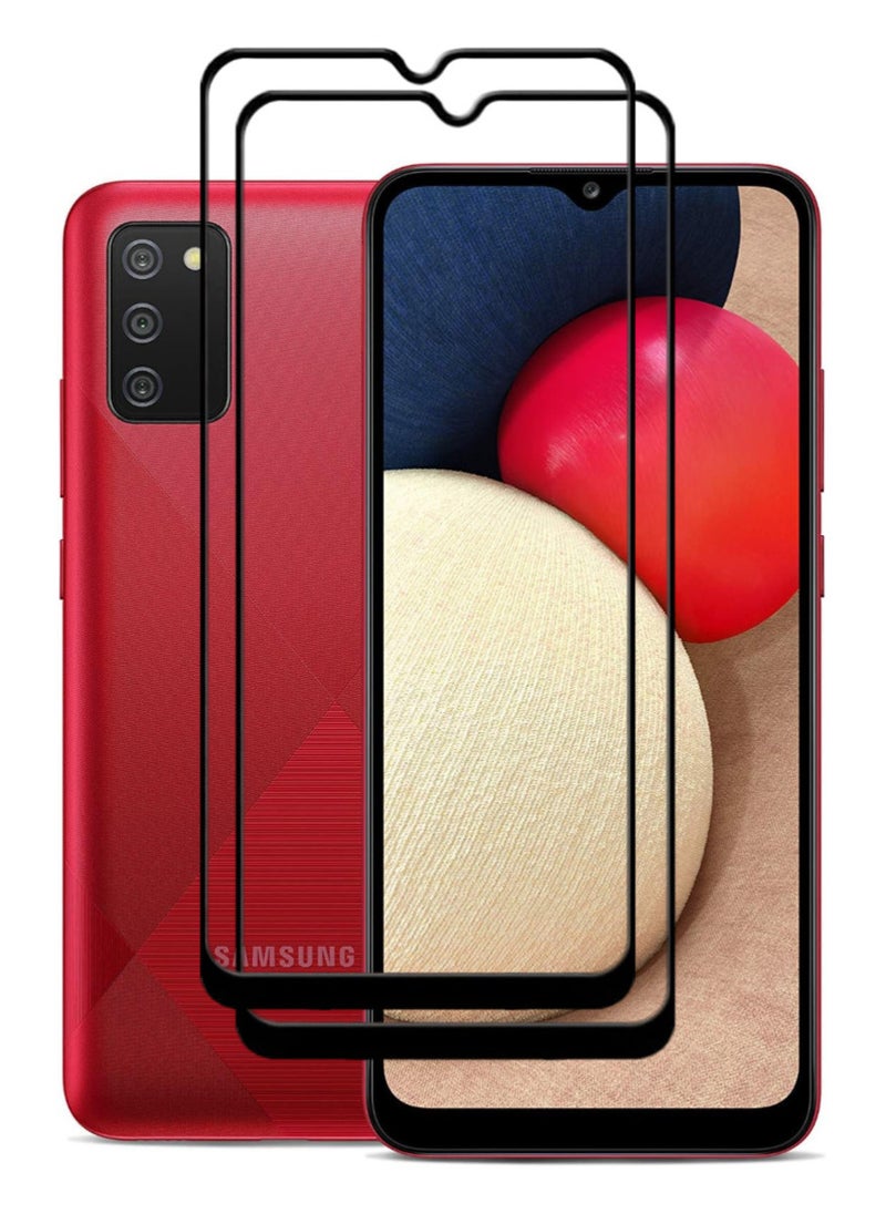 ACLIX 2 Pieces Antistatic ESD Dustproof Premium Quality High Definition Tempered Glass Screen Protector Designed For Samsung Galaxy A02s - Image 1