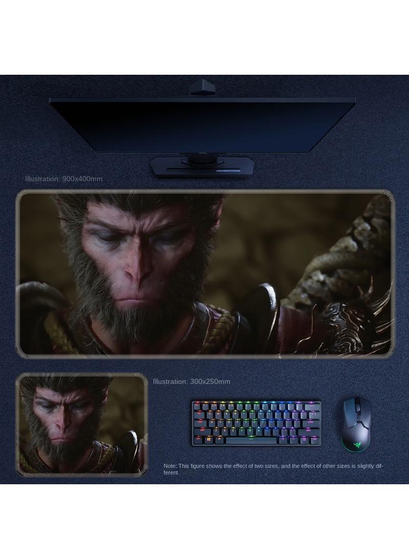 Y&D Black Myth Wukong PS5 Gaming Mouse Pad, Keyboard Pad, Waterproof with Non-Slip Rubber Base - Image 1
