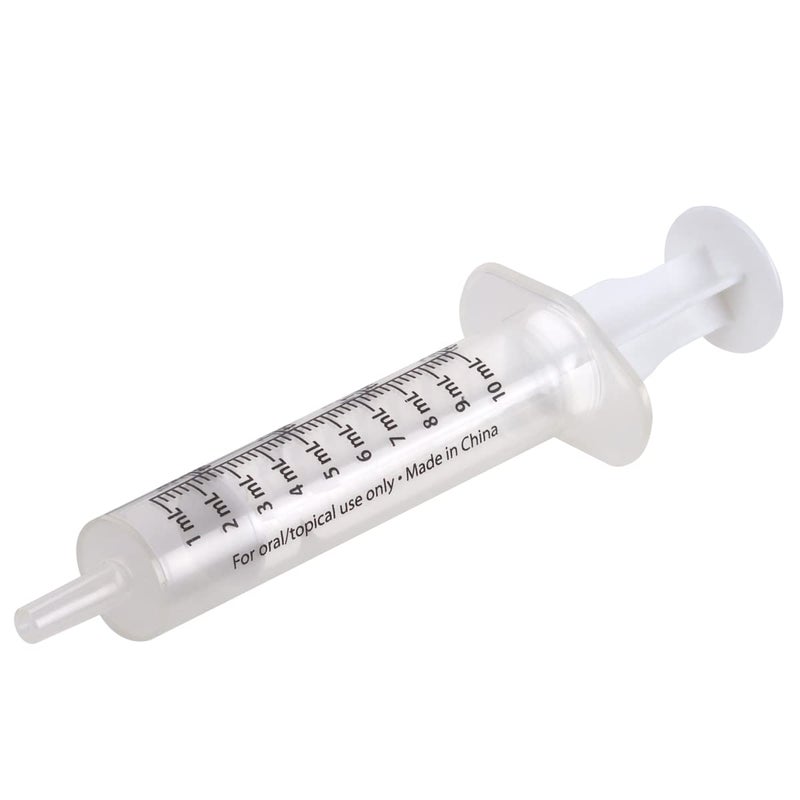 Acu-Life Kids & Baby Oral Dosage Syringe & Dispenser, Transparent, Easy to Use And Reusable, 2 TSP (10 ml) Capacity, BPA Free - Image 1