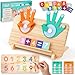 LovesTown Preschool Learning Toys Educational Math Manipulatives Finger Counting Blocks Tracing Number for Toddlers Homeschool Classroom Supplies Birthday Boys Girls Gifts - Image 2