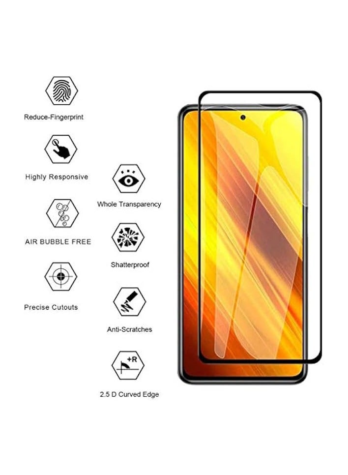 PROMASS Full Coverage HD & Anti-Scratch Tempered Glass with High Response for Xiaomi, Poco X3/Pro/NFC - Image 2