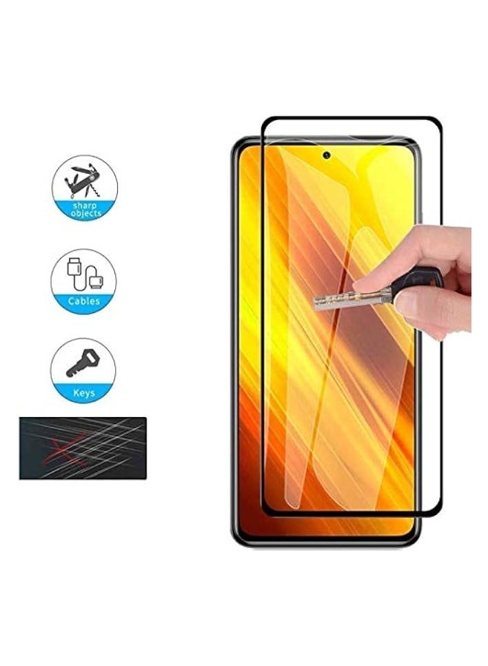 PROMASS Full Coverage HD & Anti-Scratch Tempered Glass with High Response for Xiaomi, Poco X3/Pro/NFC - Image 3