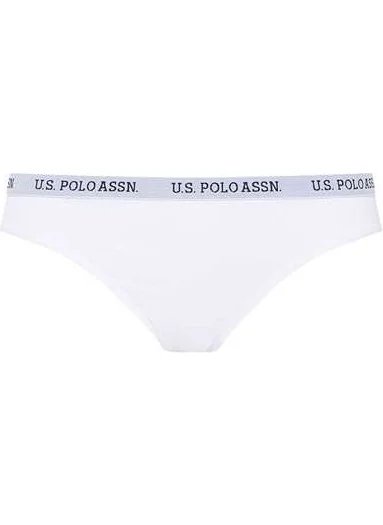 U.S. Polo Assn. 66119 Women's 3-Pack Slip-Fuchsia&Navy&White