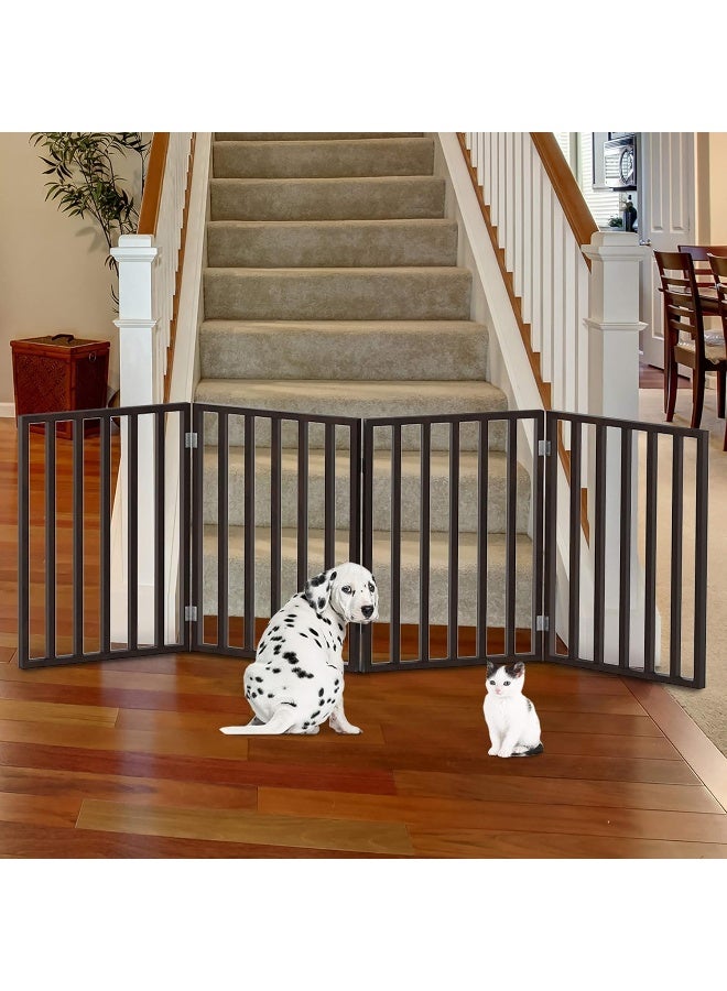 PETMAKER Wooden Pet-Gate Collection 72 Inch X 24 Inch - Image 4