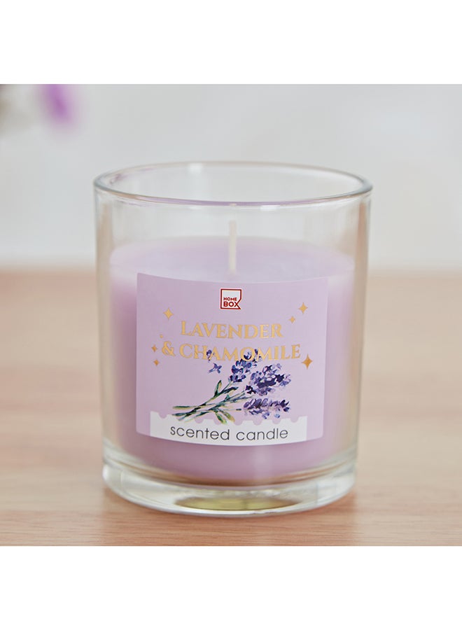 Home Box Qara Lavender Chamomile Jar Candle 7 x 8 x 7 cm - Image 1