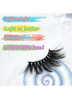 FARRED Wholesale 25Mm Faux Mink Lashes, 50 Pairs 10 Styles, Bulk Long Dramatic 6D Fake Eyelashes Strip Volume Lashes, Synthetic False Eyelashes  - Image 3