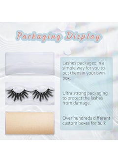 FARRED Wholesale 25Mm Faux Mink Lashes, 50 Pairs 10 Styles, Bulk Long Dramatic 6D Fake Eyelashes Strip Volume Lashes, Synthetic False Eyelashes  - Image 4