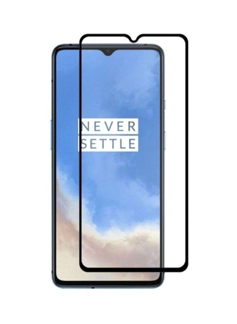 BORTONY Ultimate Tempered Glass Screen Protector for OnePlus 7T Black/Clear - Image 1