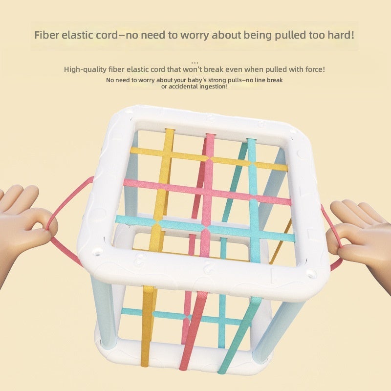 Rainbow Squeeze Toy for Baby Fine Motor Skills Training - Montessori Early Education    Toy - Image 4