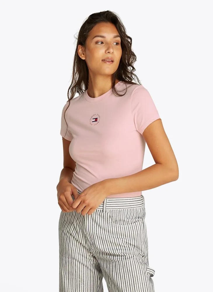 تومي جينز Logo Crew Neck T-Shirt