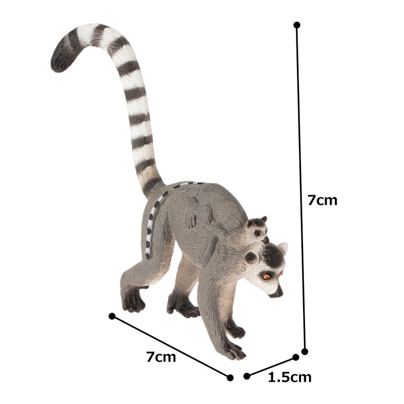 MOJO Wildlife Ring-tailed Lemur with Baby - 387237 - Image 3